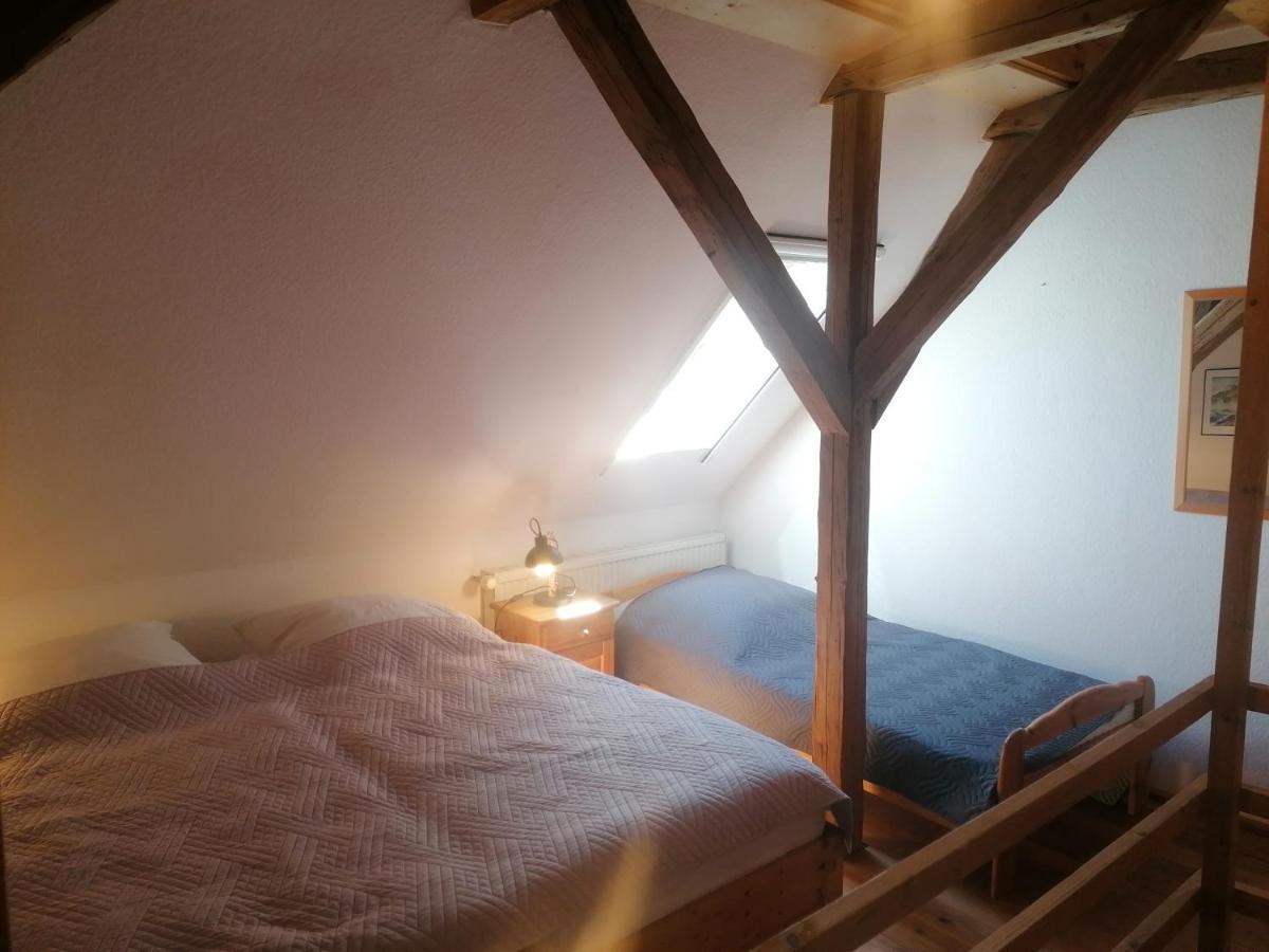 Boddenhus Auf Ruegen - Ferienwohnungen Und Pension Rappin Exterior foto